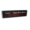 AZOOU 1-inch 9Digits LED Event Timer Countdown/up Clock with Days