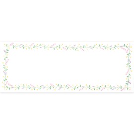 Trimits Embroidery Kit - Table Runner - Includes Printed Fabric, Threads, Needle & Instructions, 40 x 100cm, Daisy Chain