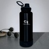 COOLREADY Water Bottle 40oz with Straw Lid and Chug Lid,