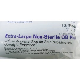 Securely Yours Vintage Sanitary Napkin OB Pads Securely Yours XL