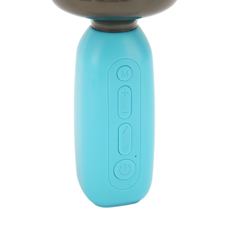 Handheld Karaoke Mic with RGB Light Support Memory Card Portable