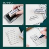 Wooden Stamp Set, Notebook, Seal, 4 Wooden Stamps, Daily Records,