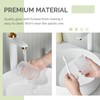 Bathroom Rinsing Cup, Angle Simple Frosted Glass Tumbler Cup, Toothbrush