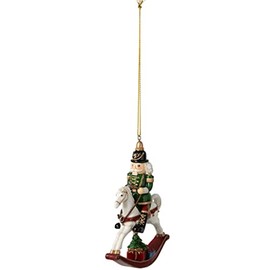 Villeroy & Boch Winter Collage Acc. 35-9391-0065 Christmas Nutcracker Hanger Multi-Coloured 8.2 x 2.5 x 11.5 cm