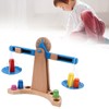 Wooden Weighing Scale Toy Set Educational Balancing Scale Toy Math