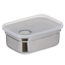 Bestco ND-5836 Storage Container with Valve 15.2 fl oz (430 ml), Stainless Steel, Ristorante with Lid, Sealed