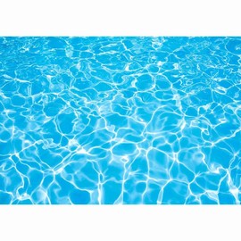 Luminora Fabric 10x8ft Summer Swimming Pool Photography Backdrop Water Wave Ripple Background Party Decorations Birthday Baby Shower Photo Banner Booth