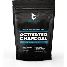 (1LB) Organic Coconut Activated Charcoal Powder - Food Grade, Kosher - Teeth Whitening, Facial Scrub, Soap Making (1 Ounce to 5 pounds (1 Pound) Skincare Black Skin Repair Comfort Cleansing Oral - Size: 32 Ounce (Pack of 1)