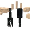 Wood Plug Cutters, 4 pcs Straight Wood Plug Cutters &