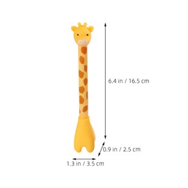 TEHAUX Pack of 12 Giraffe Pens Cartoon Animal Ballpoint Pens Creative Funny Pens Plastic Writing Pens for Teachers Students Colleagues Easter Party Gifts