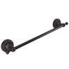 Towel Bar Copper Retro Space Saving 40CM Multifunctional Tilt Proof