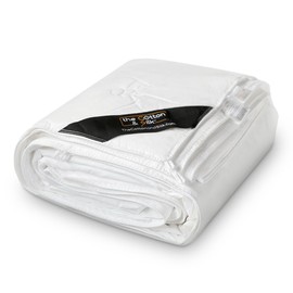 THE COTTON & SILK 100% Mulberry Silk Filled Duvet Insert/Silk Comforter/Silk Blanket for Spring/Summer/Fall, Luxury, Ultra Soft, Breathable, Naturally Body-Hugging, Twin Size