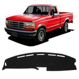 KUST Car Dash Cover for Ford Maverick 2022 2023 2024 2025 (Hybrid)(XL, XLT, Lariat) Polyester Non-Slip Center Console Dash Cover Interior Accessories for Ford Maverick Sunshade No Glare Black