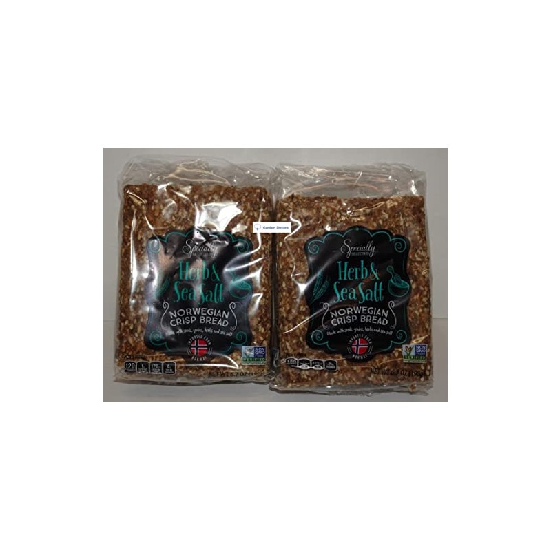 Specially Selected Sea Salt Norwegian Crisp Bread 6.7oz 190g (Two