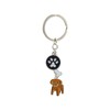 QRH Cute Pet Puppy Keychain Dog ID Tag Keyring Animals