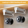 DBREAKS Extendable Clothes Rail for Pull-Out Clothes Hangers, Wardrobe Rail,