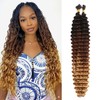 Deep Wave Bulk Hair for Braiding 18 Inch 2Bundles No