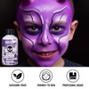 BOBISUKA Light Purple Face Body Paint Liquid Texture Washable Non