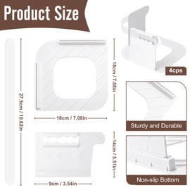 Yozexin Bed Sheet Holder With Lock Strips,4 Pieces Bed Sheet Clips,Removable Fitted Sheet Corner Holders,Heavy Duty Corner Fastener,Fit All Mattress Size,Keep Sheets Firm & Tight