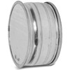 4" Inch Galvanized Steel Tee Cap - Round Vent Cover