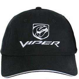 Dodge Viper Stryker Hat for Men Black/White