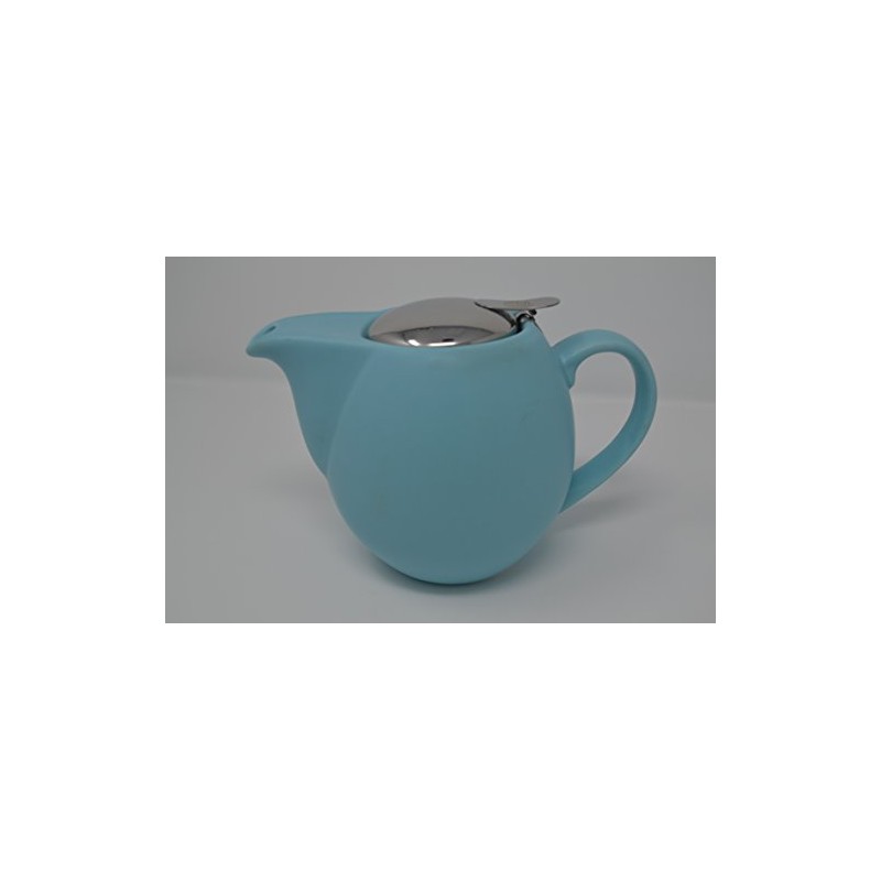 Saara, 0.9 Litre Ceramic Teapot with Insert, Ceramic, Matt Sky