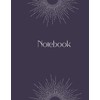 Lined Notebook with Elegant Sun Mandala Cover for Sophisticated touch