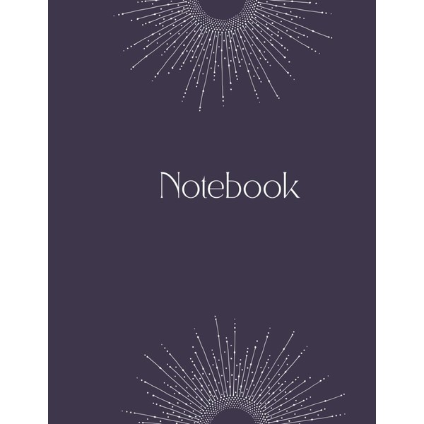Lined Notebook with Elegant Sun Mandala Cover for Sophisticated touch