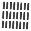 NOLITOY 25pcs Black Empty Lip Balm Tubes with Caps Refillable