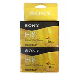 Sony Hi-8 HMPD 120 minute 2-Pack Video Camcorder Cassette Tapes