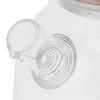 Transparent Glass Tea Pot 600ml Large Capacity Heat Resistant Water