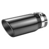A-KARCK Black Chrome Exhaust Tips 3.5" Inlet, 3.5" Inlet 5"Outlet