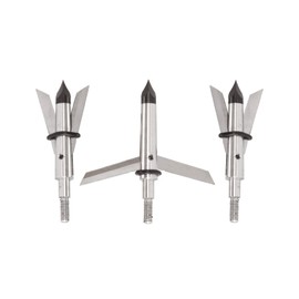 Allen Company Stryke Tomahawk 2 Blade Expandable Broadhead by Allen, Swift Terminal Performance, 100 Grain, 1.75 (1 3/4) Inch Cutting Diameter, 3 Pack