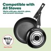 bella Cookware Set, 12 Piece Pots and Pans with Utensils,