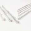 Jusmioke 15 Pack 0.5"X12" Carrara White Marble Pencil Liner Tile,