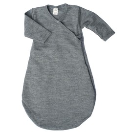 Lilano, Merino Changing Bag with 2-Way Zip, 70% Wool (kbT), 30% Silk, 210 g/m² (Grey, 50-56)