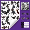 VELUMI Halloween Window Clings, Static Cling Stickers for Glass (Bat2)