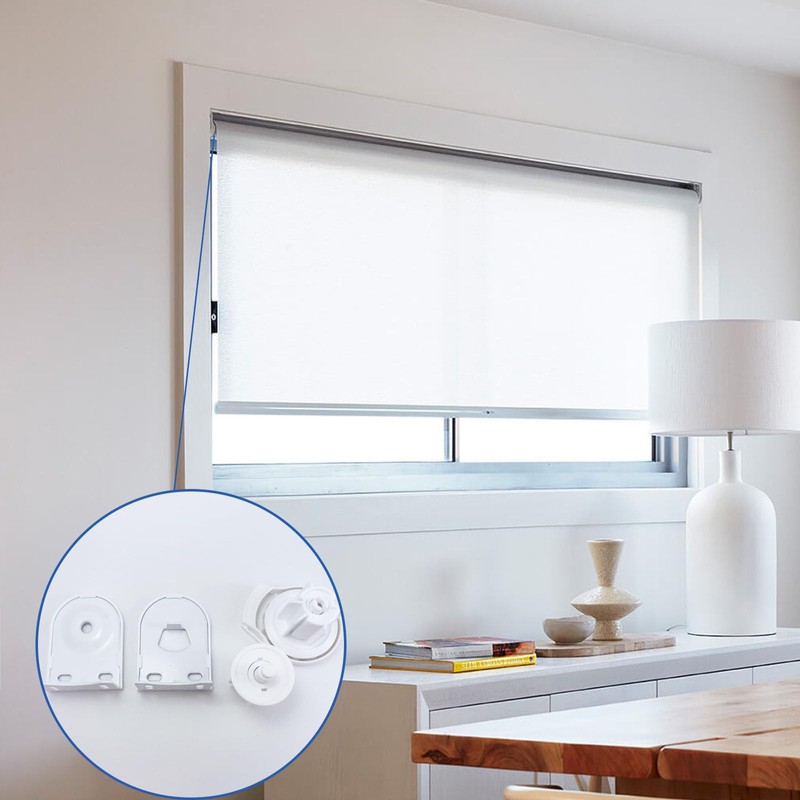 ROEIEIS Roller Blind Repair Kit for 1 1/2" Tube, Curtain