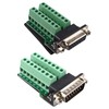 Futheda DB15 Male to Female Adapter, All-Copper Base, PCB Carrier,