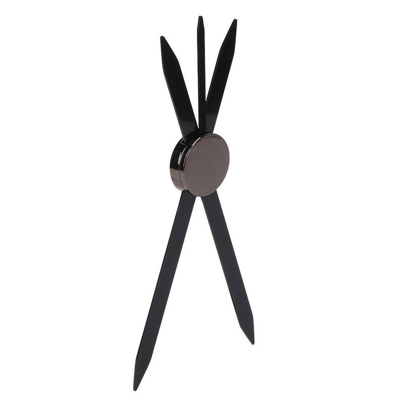 Eyebrow Stencil Ruler Black Stainless Steel Eyebrow Makeup Caliper Ruler