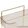 2 Tier Corner Bathroom Countertop Organizer Space Saving Easy Assembly