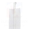 1.5 pulgadas (38 mm) con cordón elástico blanco, fabricado en