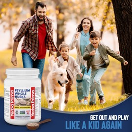 Yerba Prima Yerba Prima Whole Psyllium Husk Fiber Supplement 20 oz (Pack of 2) - Vegan, Gluten Free, Non-GMO