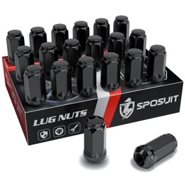 Sposuit M14x1.5 Lug Nuts - Replacement for 2010-2024 Chevy Camaro, 2011-2017 Caprice, 2007-2012 Omega, 2020-2024 Corvette, 2013-2015 Malibu, 2014-2020 Impala - Closed End Chrome Lug Nut(20 Pcs)