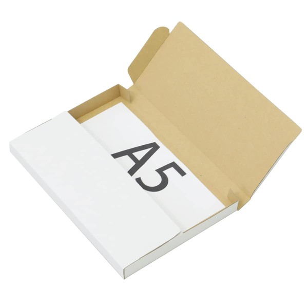 Earth Cardboard, Nekoposu Yu Packet Compatible, A5, Set of 30, White, Cardboard, Accessories, Cardboard, Box, Non-Shaped ID0491