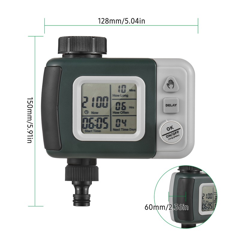 Digital Automatic Watering Timer Programmed Garden Irrigation Timer Hose Faucet