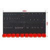 Ultrawall Pegboard Wall Organizer, Black Metal Pegboard Panels, Garage Storage