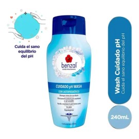 Shampoo Íntimo Benzal Wash Cuidado PH 240ml