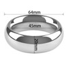 5 Sizes Metal Stainless Steel Thickened Weighted Exercise Rings for