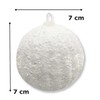 DARO DEKO Christmas Baubles with Snow Diameter 7 cm –
